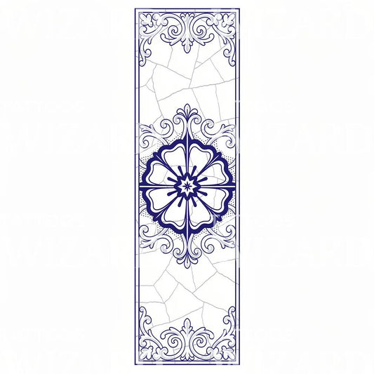 Ornamentalt blomstermandaladesign