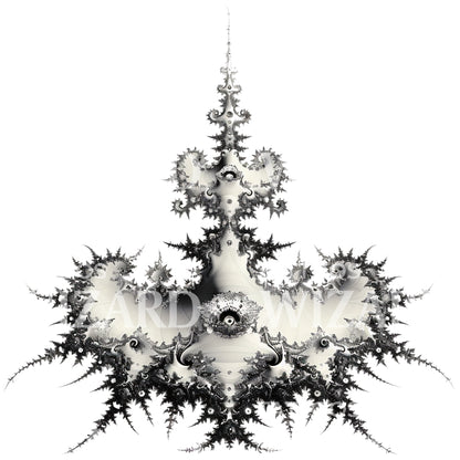 Ornamental Mandelbrot Set Tattoo Design
