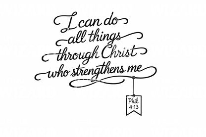 Ornate Banner Verse Tattoo Design