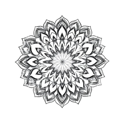 Ornate Mandala Flower Tattoo Design
