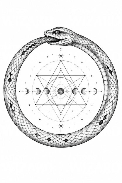 Ouroboros Tattoo Design