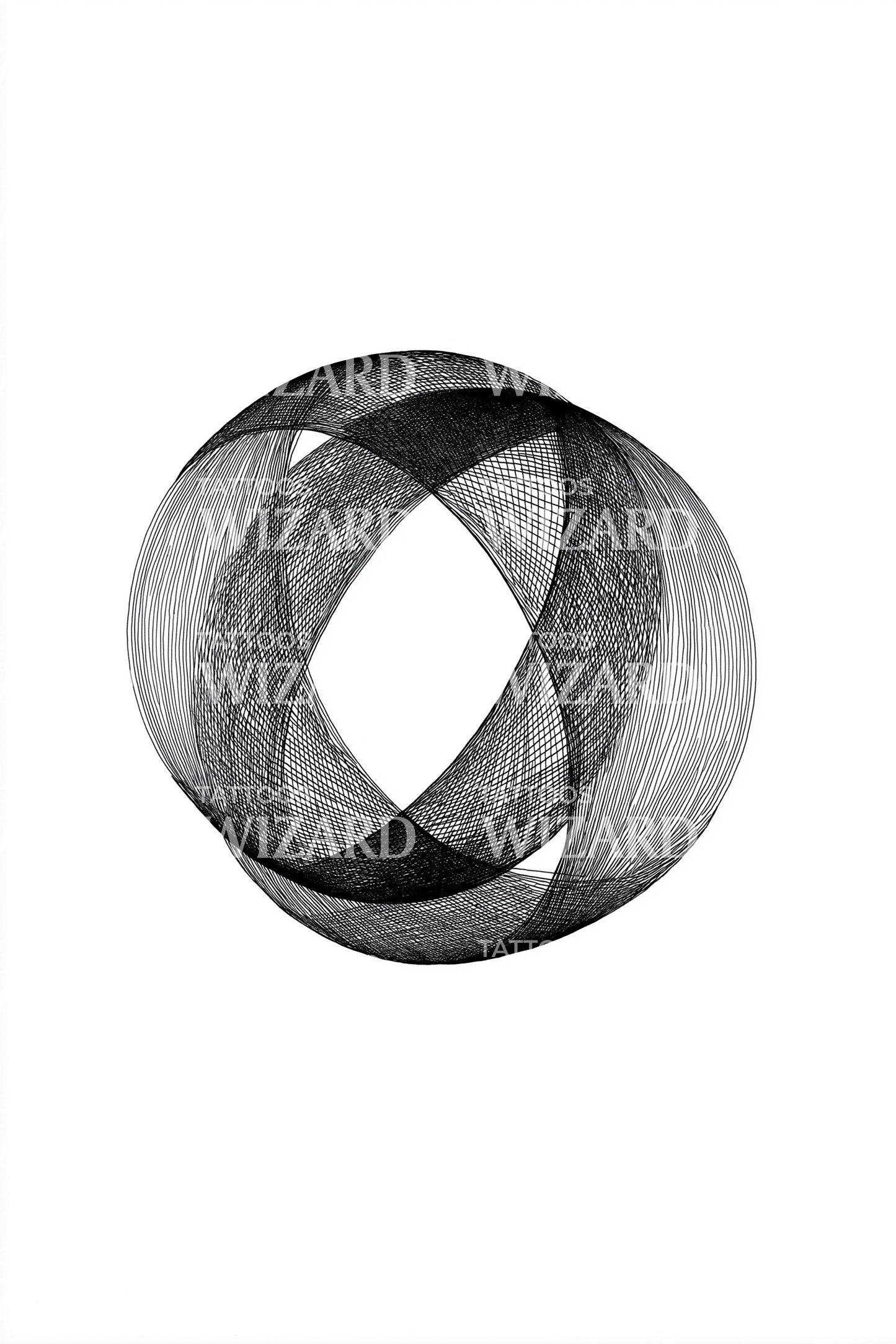 Overlapping Orb Forms Tattoo Design