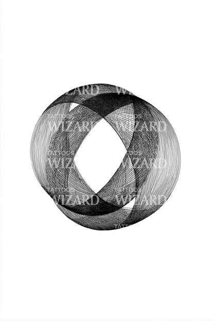 Overlapping Orb Forms Tattoo Design