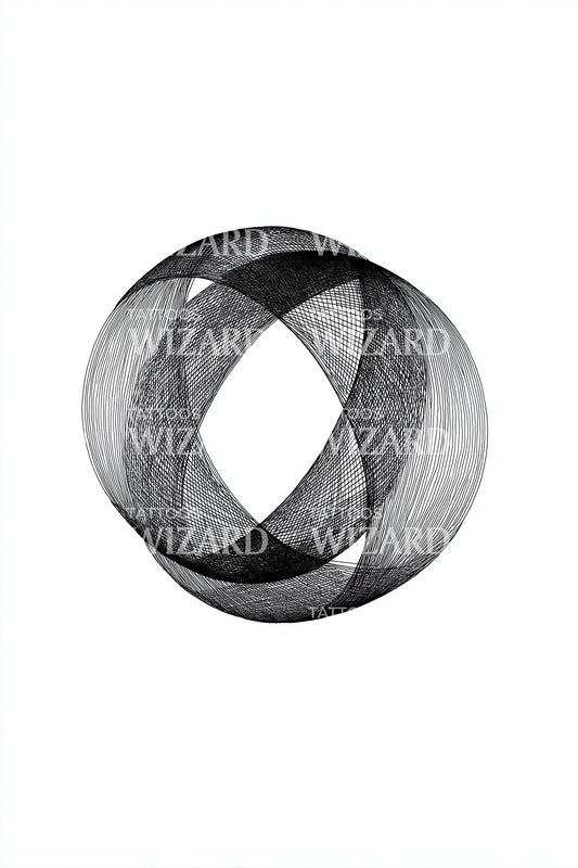 Overlapping Orb Forms Tattoo Design