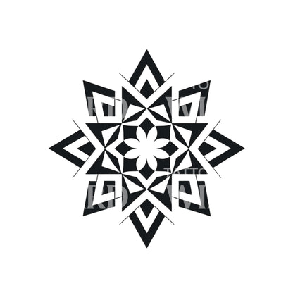 Cute Mandala Tattoo Design