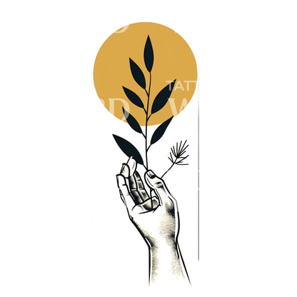 Peace Offering Tattoo Design