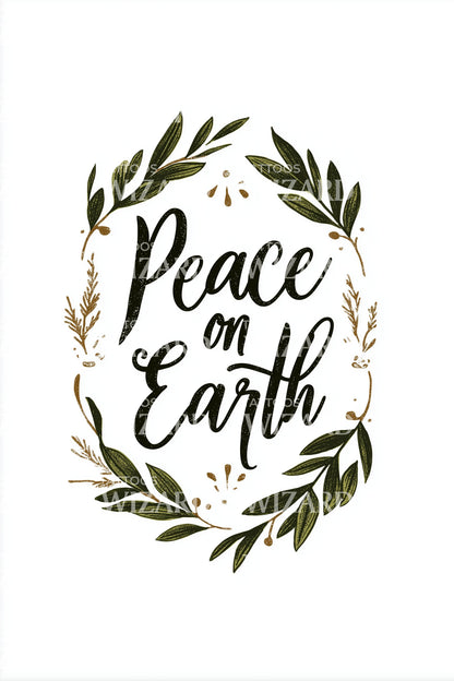 Peace On Earth Tattoo Design