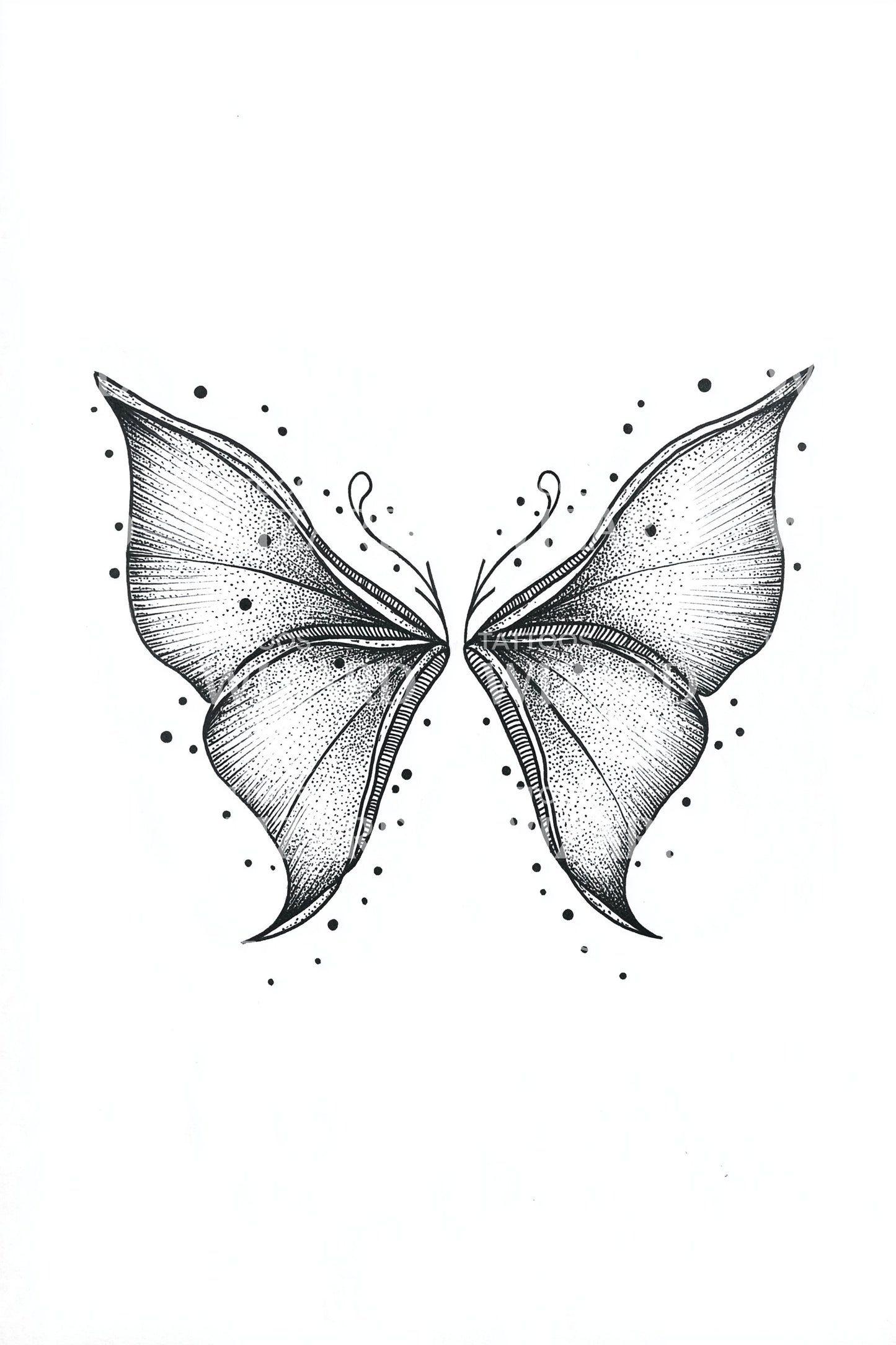 Petite Twin Flutter Tattoo Idea