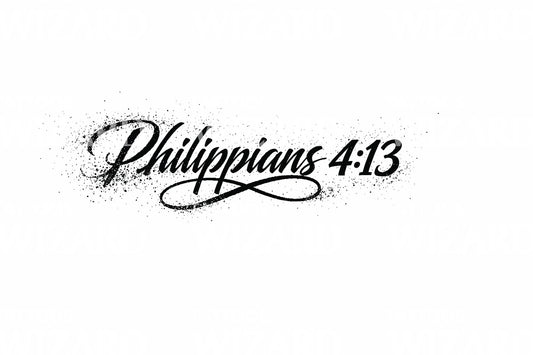 Philippians Underline Script Tattoo Design