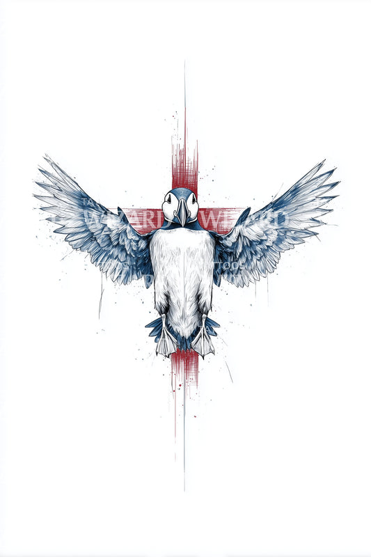 Design del tatuaggio Volo dell'Aquila di Polonia