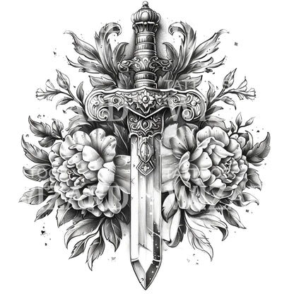 Power and Sensitivity Tattoo Design