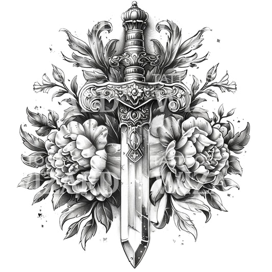 Tattoo-Design „Kraft und Sensibilität“