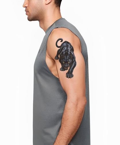 Prowling Panther Tattoo Design