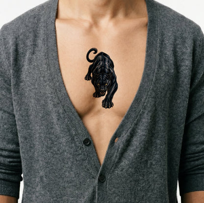 Prowling Panther Tattoo Design