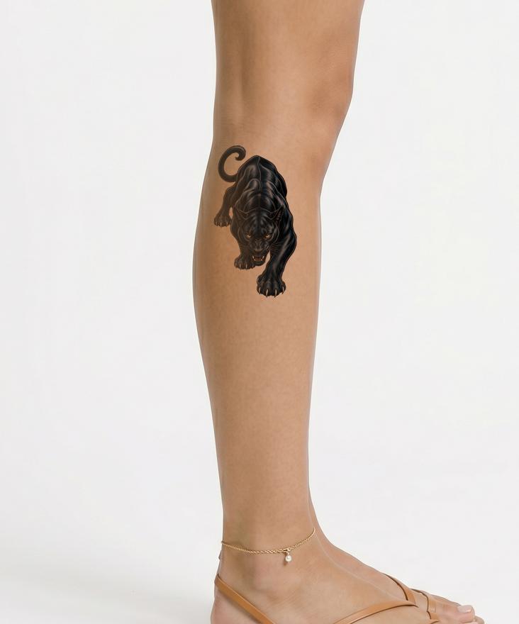 Prowling Panther Tattoo Design