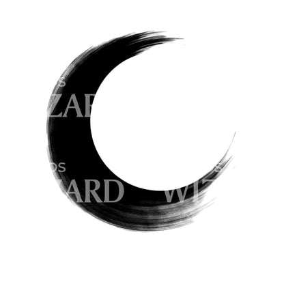 Enso Circle Paintbrush Tattoo Design