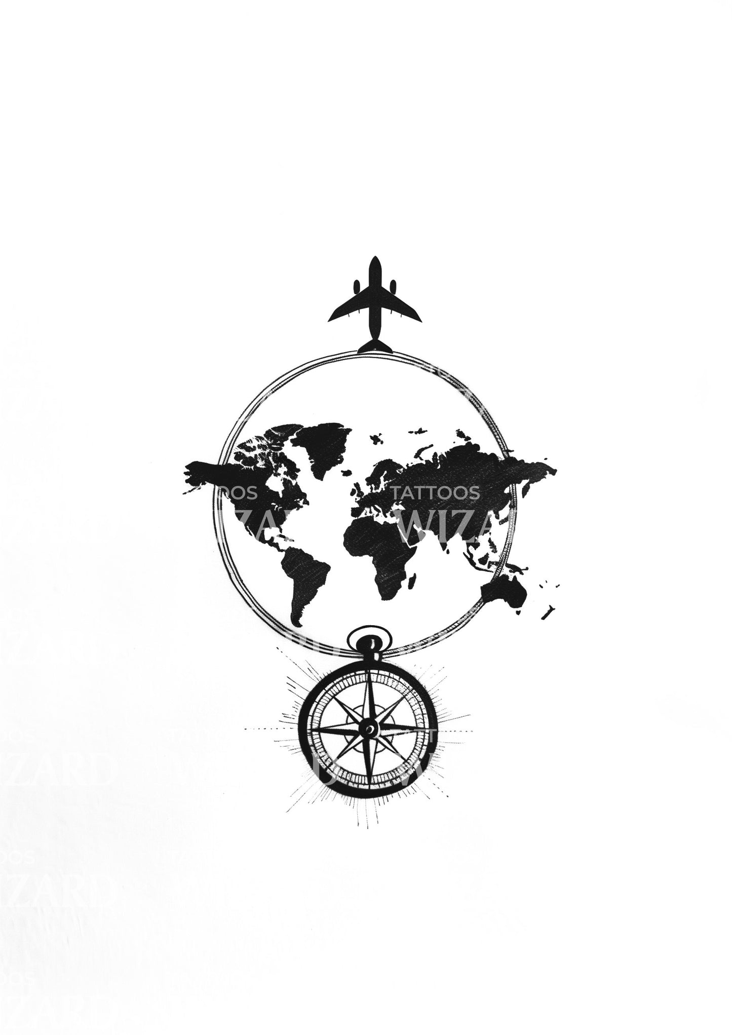 Pure Wanderlust Tattoo Idea