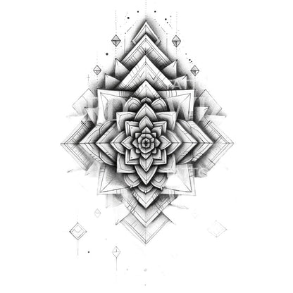 Abundance Mandala Tattoo Design