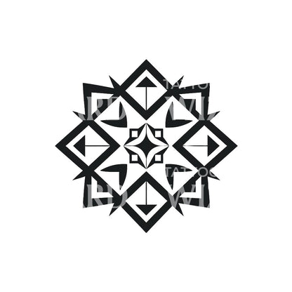 Simple Mandala Tattoo Design