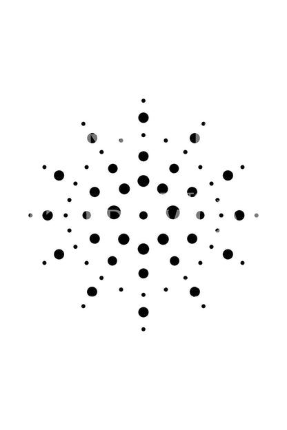 Quasicrystal Diffraction Pattern Tattoo Design