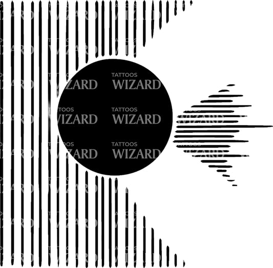 Minimalist Shapes and LInes Tattoo Design