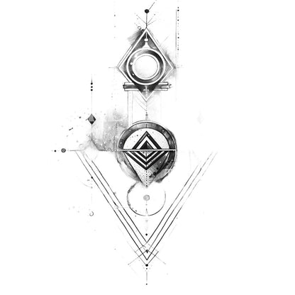 Honety Symbols Tattoo Design