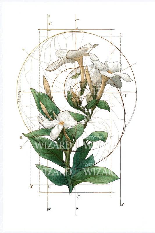 Realistic Calla Lily Tattoo Idea