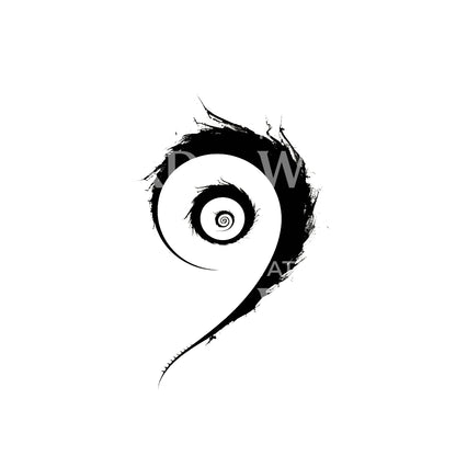 Resilience Spiral Tattoo Design