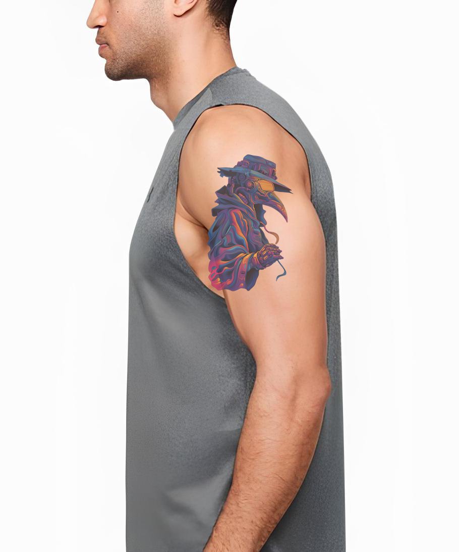 Design de tatouage Médecin de la peste rétro