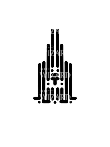 Structures and Systems Abstract Tattoo Design