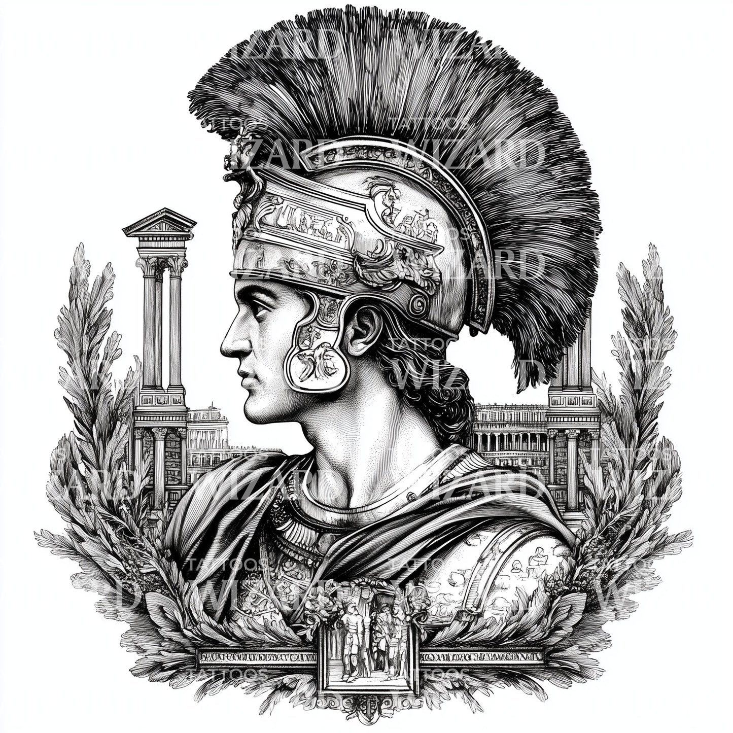 Roman Empire Symbolism Tattoo Idea