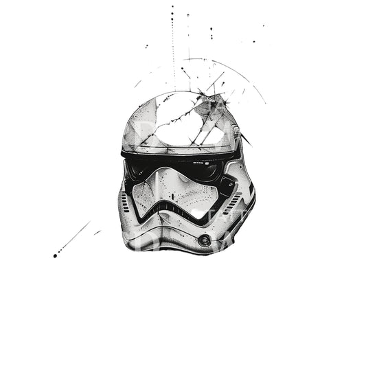 Star Wars Clone Helmet Tattoo Design
