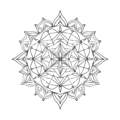 Sacred Geometry Mandala Tattoo Design