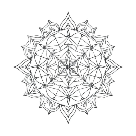 Sacred Geometry Mandala Tattoo Design