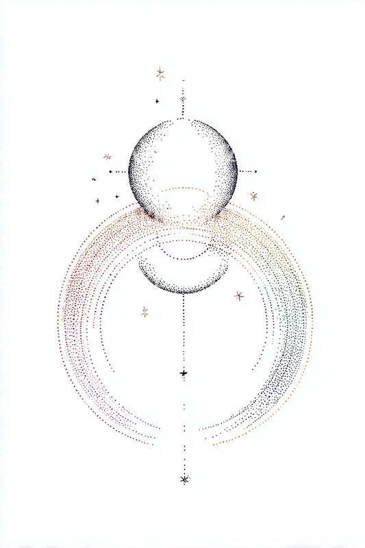 Sacred Lunar Geometry Tattoo Idea