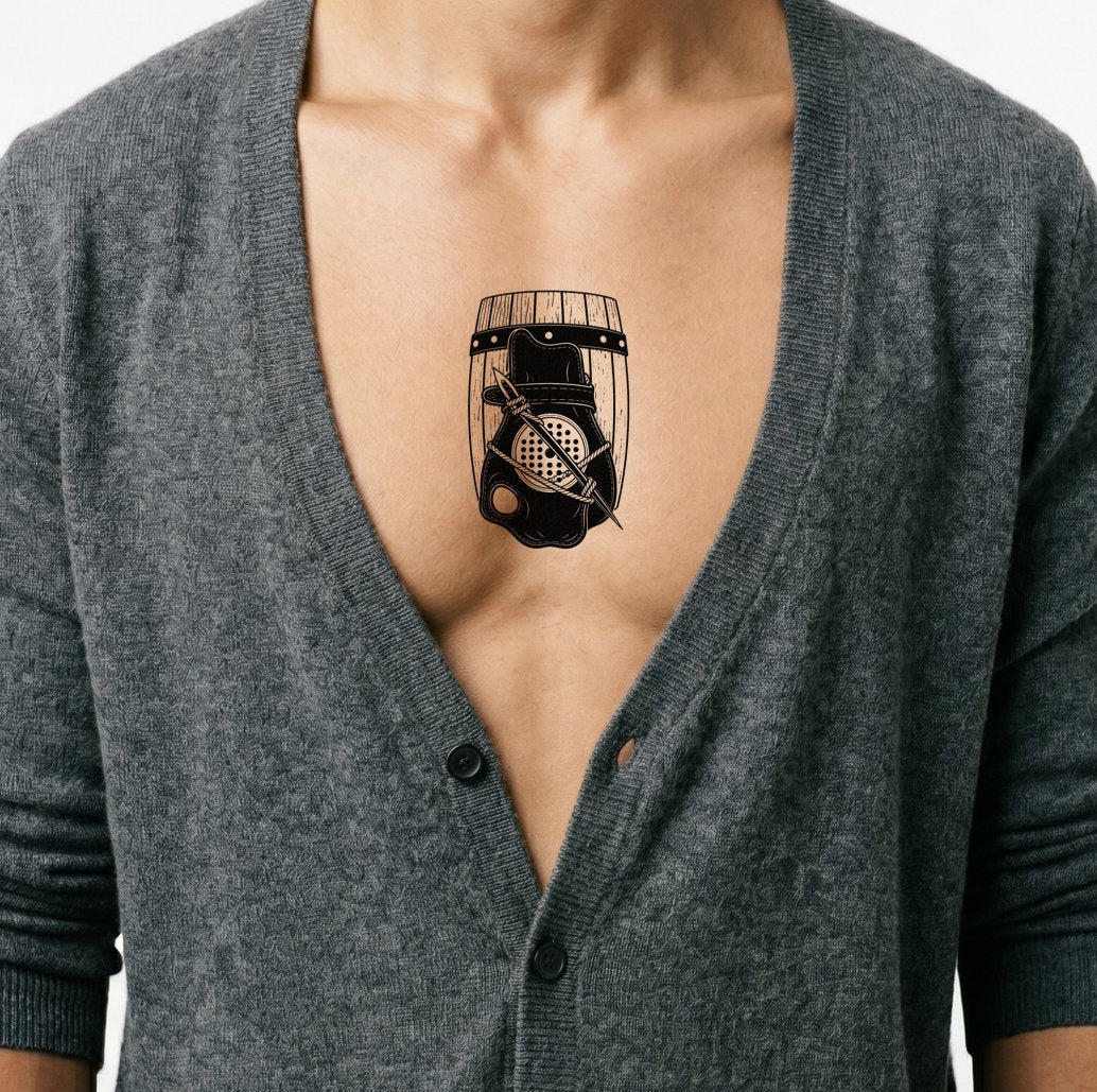 Sailmakers Palm and Needle Tattoo Design