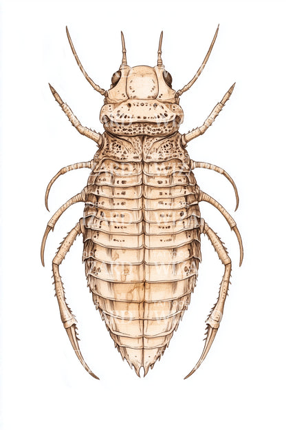 Sandy Trilobite Armor Tattoo Design