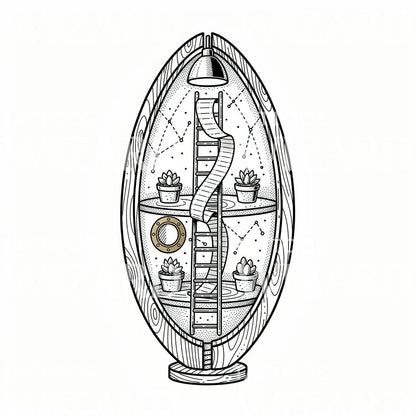 Secret Garden Capsule Tattoo Design