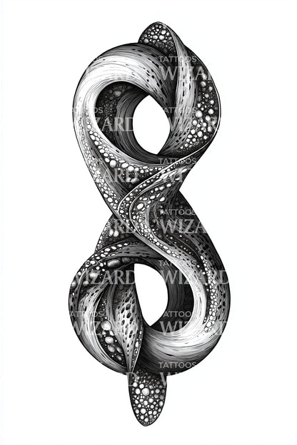 Serpent Infinity Symbol Tattoo Design