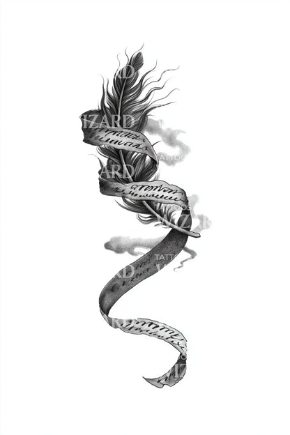 Serpentine Eastern Dragon Tattoo Design