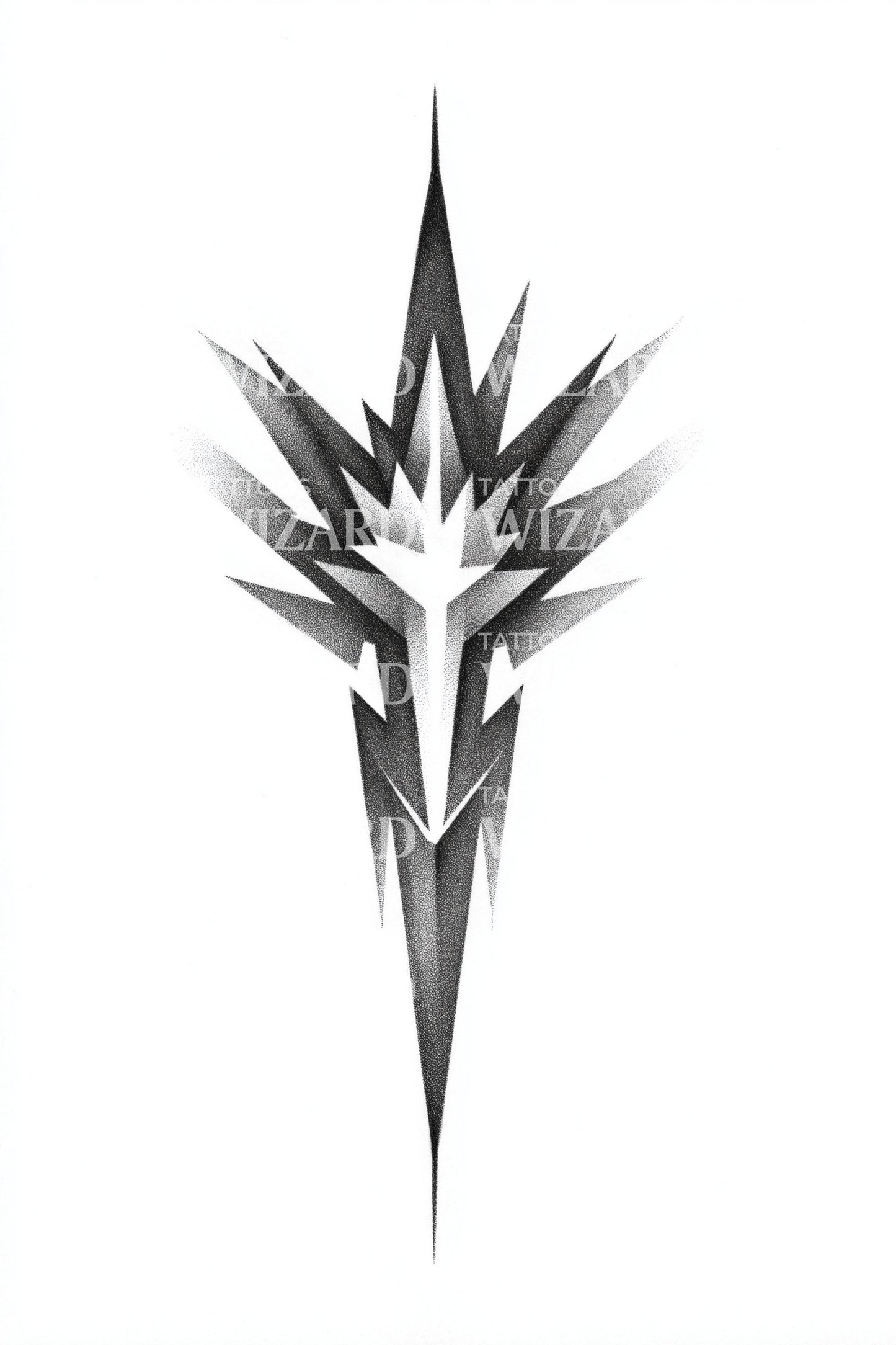 Sharp Nova Emblem Tattoo Idea