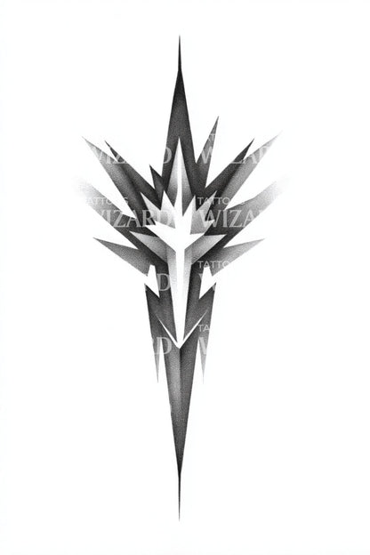 Sharp Nova Emblem Tattoo Idea