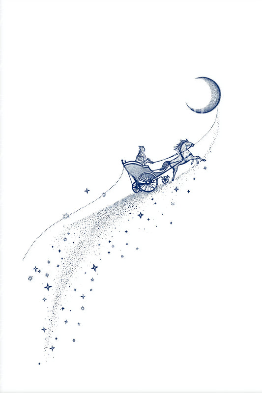 Shooting Star Voyage Tattoo Design