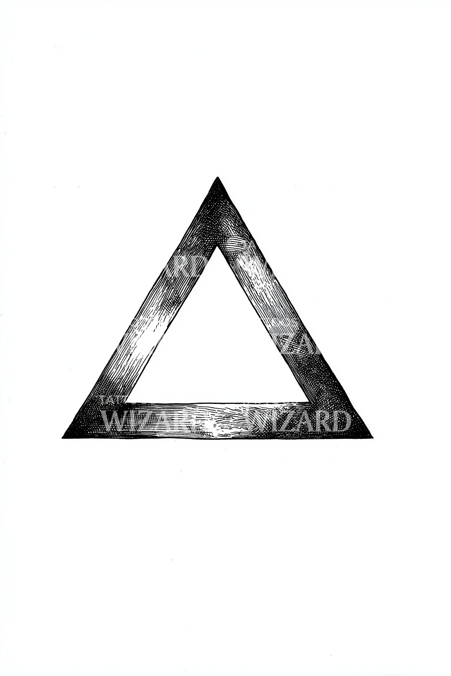 Hollow Triangle Tattoos Black Hole. From My Flash Designs.