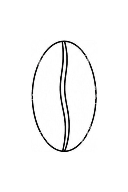 Single Coffee Bean Tattoo Idea
