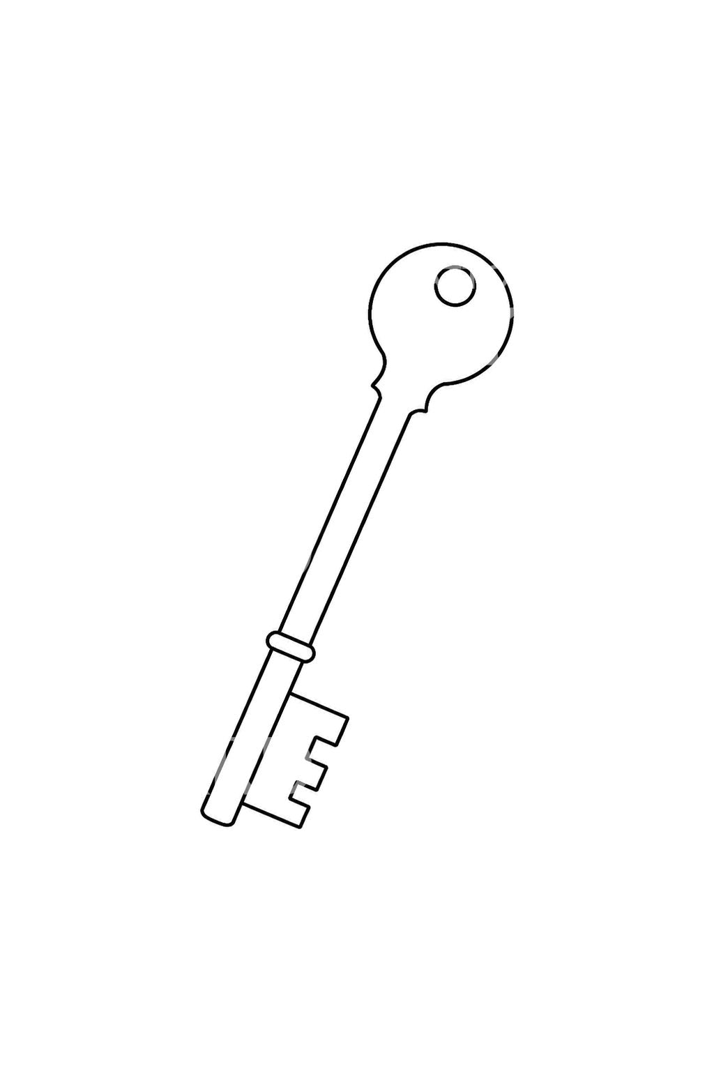 Idea de tatuaje de una sola llave de casa