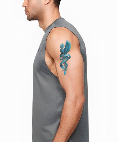 Diseño de tatuaje Fénix del cielo de Kazajistán