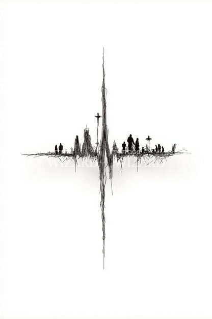 Skyline Soundwave Tattoo Idee