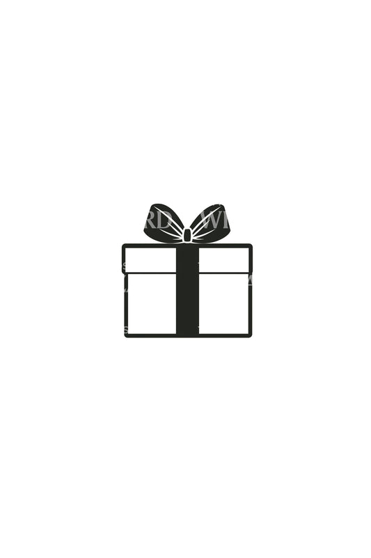 Small Gift Box Tattoo Design