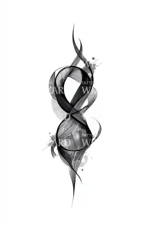 Desain Tato Aliran Simpul Berasap